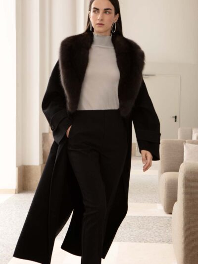 Пальто с соболем