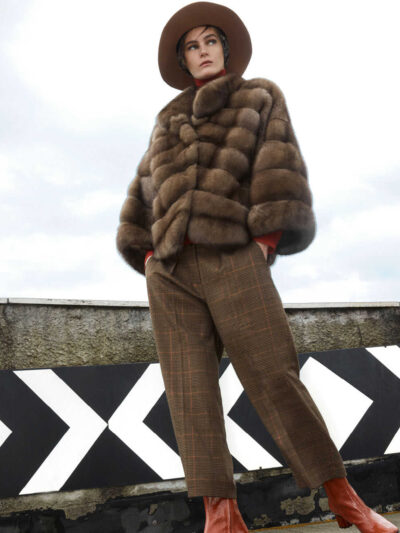 Модная шуба соболь Италия