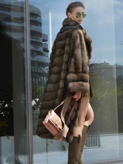 Соболиная шуба светлая